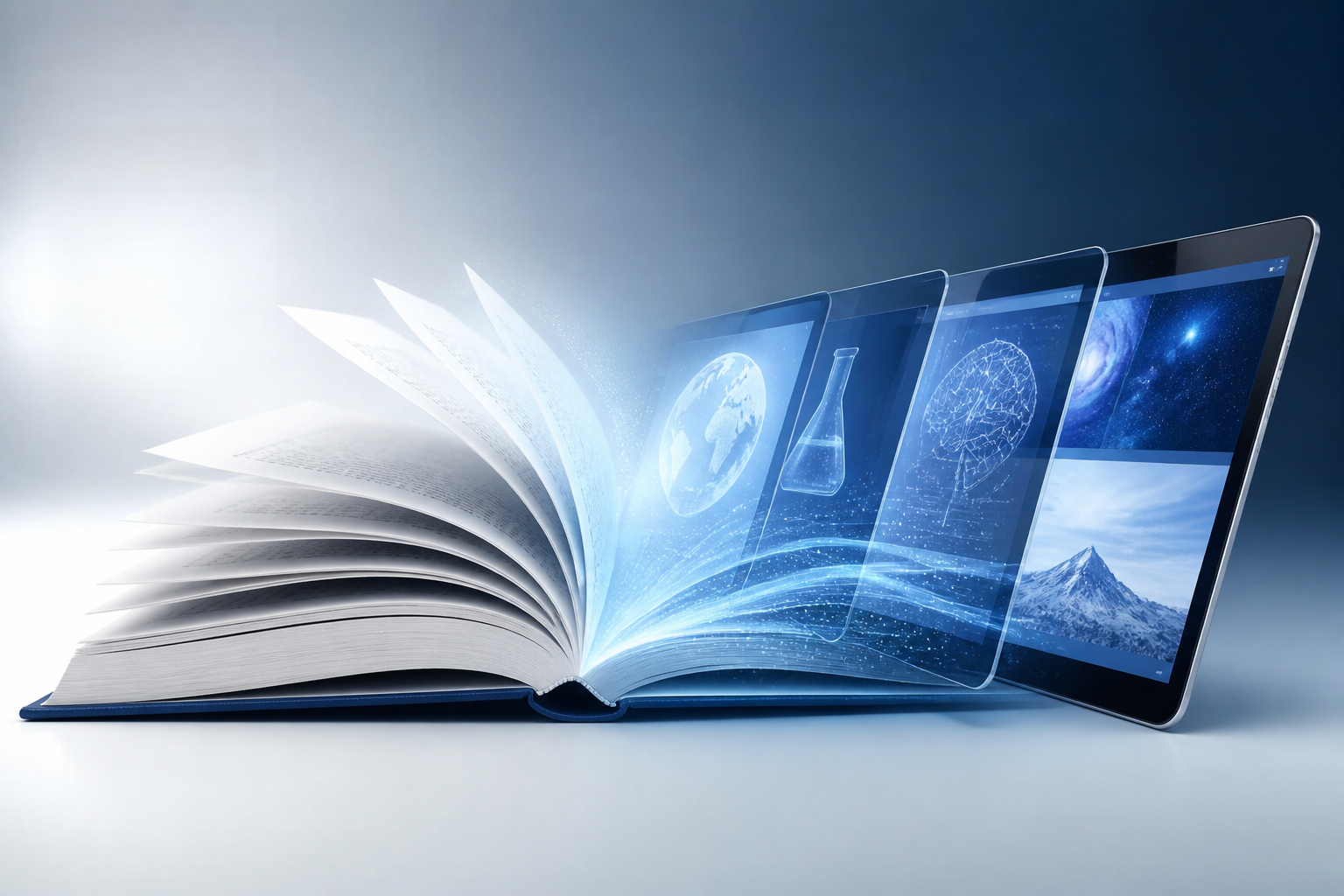 Digital learning content and publishing transformation concepts